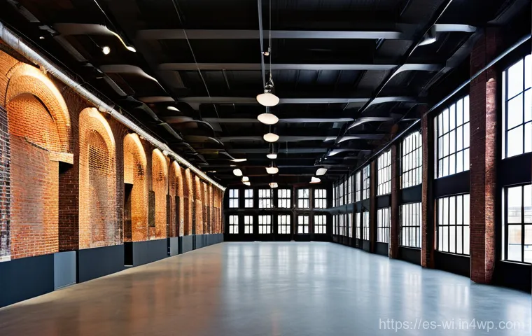 폐공간 활용을 위한 국제 행사 사례 - **Prompt for architectural transformation of an industrial space:**
"A vibrant, repurposed indus...